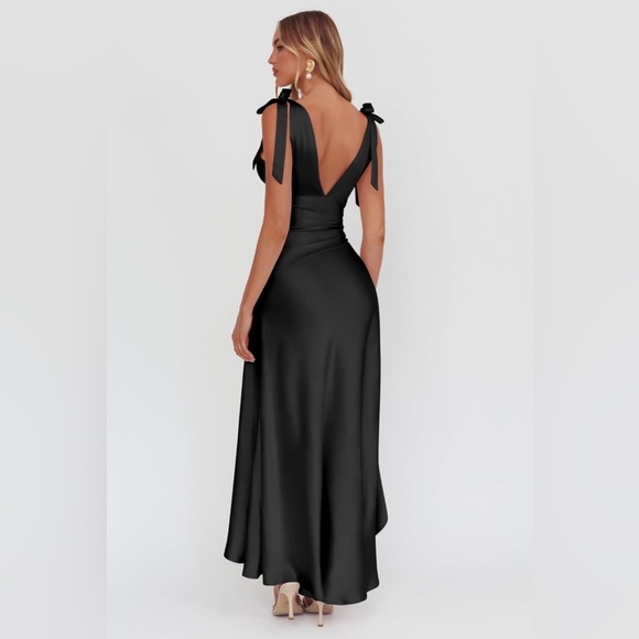 Ina Dresses & Skirts - NWT- Little Black Asymmetrical Dress/Black Cocktail Dress/High Low Dress/Bodycon